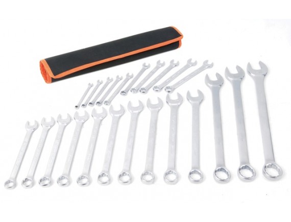 #370536 ประแจแหวนข้างปากตาย 23ตัวชุด (มิล) TACTIX